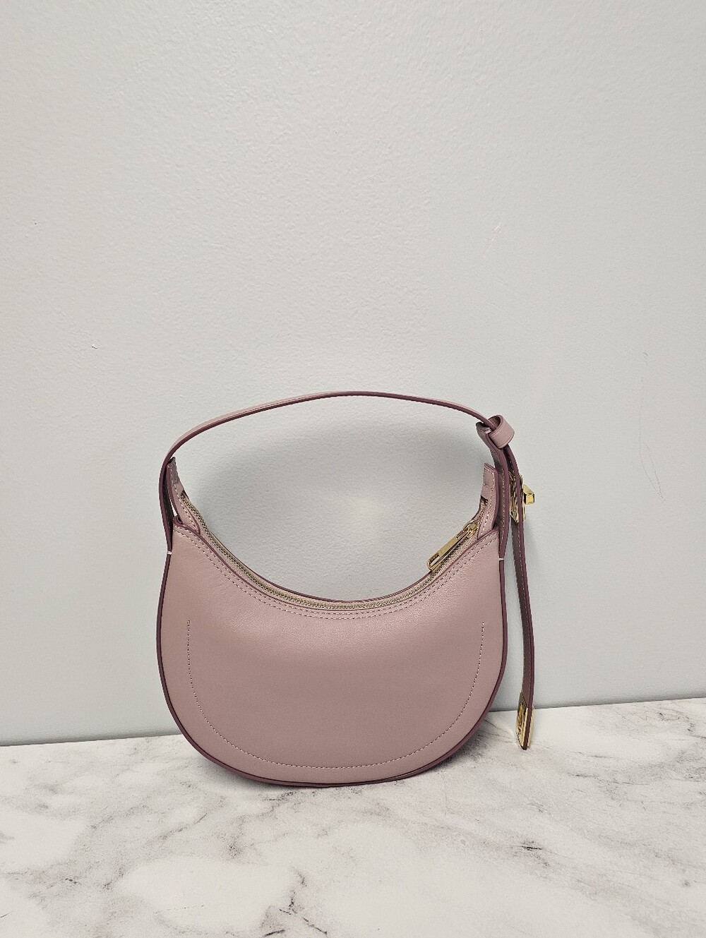 Rabeanco Nina Crescent Mini Purple Pink Shoulder Bag Preowned